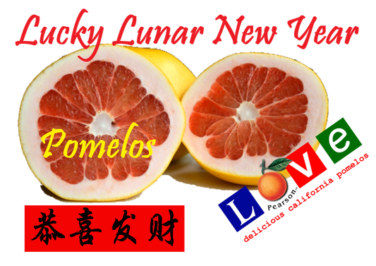 Lucky Chinese/Lunar New Year Pomelos